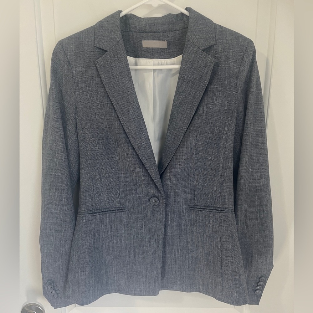 H&M Classic Tailored Blue Blazer Sz 4